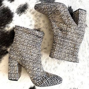 Jessica Simpson Tweed Ankle Boots